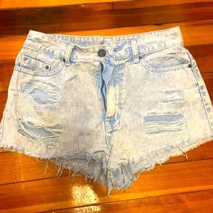Urban Outfitters denim shorts- high rise cheeky